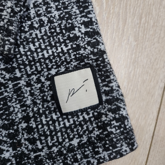 Prevu Houndstooth Zip Polo Shirt size L - Picture 6 of 11